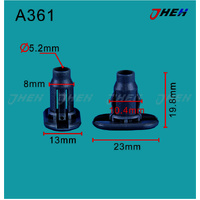 A361 Car Trim Clips 10 Pcs in 1 Pack Fits Toyota Models