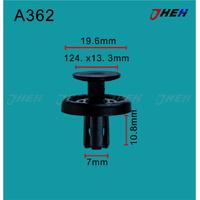 A362 Car Trim Clips 10 Pcs in 1 Pack Fits Toyota Models