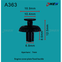 A363 Car Trim Clips 20 Pcs in 1 Pack Fits Toyota Models