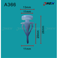 A366 Car Trim Clips 10 Pcs in 1 Pack Fits Toyota Models