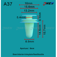 A37 Car Trim Clips 10 Pcs in 1 Pack Fits Toyota Models