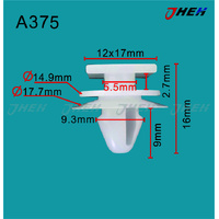 A375 Car Trim Clips 10 Pcs in 1 Pack Fits Toyota Models