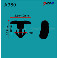 A380 Car Trim Clips 10 Pcs in 1 Pack Fits Toyota Models