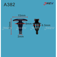 A382 Car Trim Clips 10 Pcs in 1 Pack Fits Toyota Models