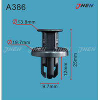 A386 Car Trim Clips 10 Pcs in 1 Pack Fits Toyota Models