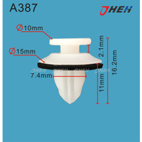 A387 Car Trim Clips 10 Pcs in 1 Pack Fits Toyota Models