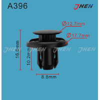 A396 Car Trim Clips 10 Pcs in 1 Pack Fits Toyota Models