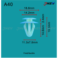 A40 Car Trim Clips 10 Pcs in 1 Pack Fits Toyota Models