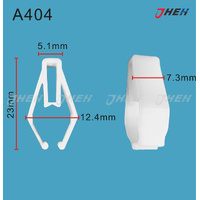 A404 Car Trim Clips 10 Pcs in 1 Pack Fits Toyota Models