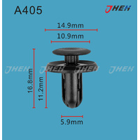 A405 Car Trim Clips 10 Pcs in 1 Pack Fits Toyota Models