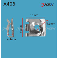 A408 Auto U-Clip Nuts 10 Pcs in 1 Pack Fits Toyota Models