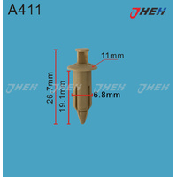 A411 Car Trim Clips 10 Pcs in 1 Pack Fits Toyota Models