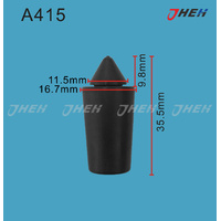 A415 Car Trim Clips 5 Pcs in 1 Pack Fits Toyota Models