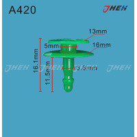 A420 Car Trim Clips 10 Pcs in 1 Pack Fits Toyota Models