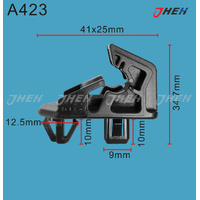 A423 Car Trim Clips 2 Pcs in 1 Pack Fits Toyota Models
