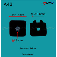 A43 Car Trim Clips 10 Pcs in 1 Pack Fits Toyota Models