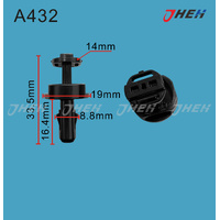 A432 Car Trim Clips 10 Pcs in 1 Pack Fits Toyota Models