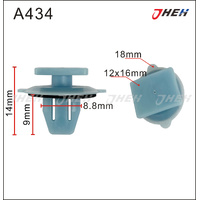 A434 Car Trim Clips 10 Pcs in 1 Pack Fits Toyota Models