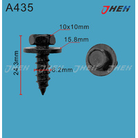 A435 Auto Body Screws 5 Pcs in 1 Pack Fits Toyota Models
