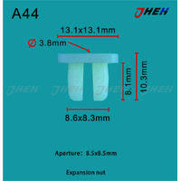 A44 Car Trim Clips 10 Pcs in 1 Pack Fits Toyota Models
