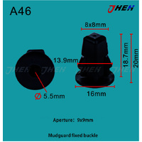 A46 Car Trim Clips 10 Pcs in 1 Pack Fits Toyota Models