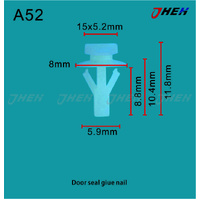 A52 Car Trim Clips 10 Pcs in 1 Pack Fits Toyota Models