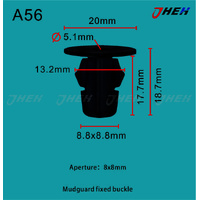 A56 Car Trim Clips 10 Pcs in 1 Pack Fits Toyota Models