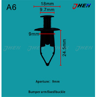A6 Car Trim Clips 10 Pcs in 1 Pack Fits Toyota Models