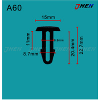 A60 Car Trim Clips 10 Pcs in 1 Pack Fits Toyota Models