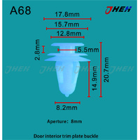 A68 Car Trim Clips 10 Pcs in 1 Pack Fits Toyota Models
