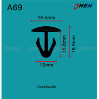 A69 Car Trim Clips 10 Pcs in 1 Pack Fits Toyota Models