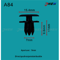 A84 Car Trim Clips 10 Pcs in 1 Pack Fits Toyota Models