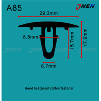 A85 Car Trim Clips 10 Pcs in 1 Pack Fits Toyota Models