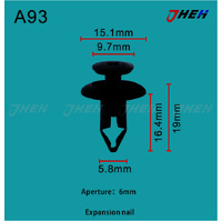 A93 Car Trim Clips 10 Pcs in 1 Pack Fits Toyota Models