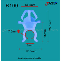 B100 Car Trim Clips 5 Pcs in 1 Pack Fits Honda Models