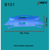 B101 Car Trim Clips 5 Pcs in 1 Pack Fits Honda Models