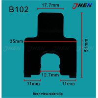 B102 Car Trim Clips 5 Pcs in 1 Pack Fits Honda Models