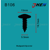 B106 Auto Body Screws 10 Pcs in 1 Pack Fits Honda Models