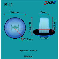 B11 Car Trim Clips 10 Pcs in 1 Pack Fits Honda Models