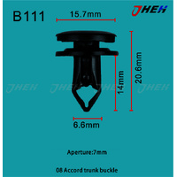B111 Car Trim Clips 10 Pcs in 1 Pack Fits Honda Models