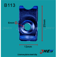 B113 Auto U-Clip Nuts 10 Pcs in 1 Pack Fits Honda Models