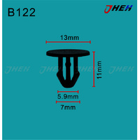 B122 Car Trim Clips 10 Pcs in 1 Pack Fits Honda Models