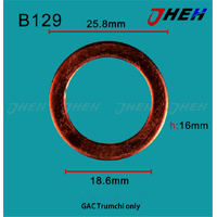 B129 Sump Plug Washers 10 Pcs in 1 Pack Fits Honda Models