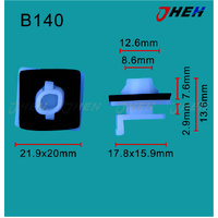 B140 Car Trim Clips 5 Pcs in 1 Pack Fits Honda Models