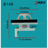 B149 Car Trim Clips 10 Pcs in 1 Pack Fits Honda Models