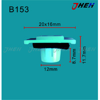 B153 Car Trim Clips 10 Pcs in 1 Pack Fits Honda Models