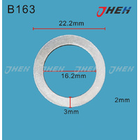 B163 Sump Plug Washers 10 Pcs in 1 Pack Fits Honda Models
