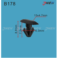 B178 Car Trim Clips 10 Pcs in 1 Pack Fits Honda Models