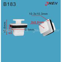 B183 Car Trim Clips 10 Pcs in 1 Pack Fits Honda Models