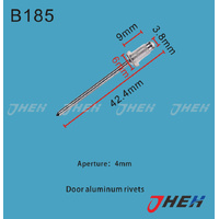 B185 Auto Blind Rivets 10 Pcs in 1 Pack Fits Honda Models
